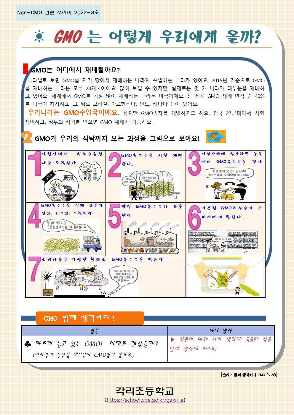 5월 논지엠오 소식지001